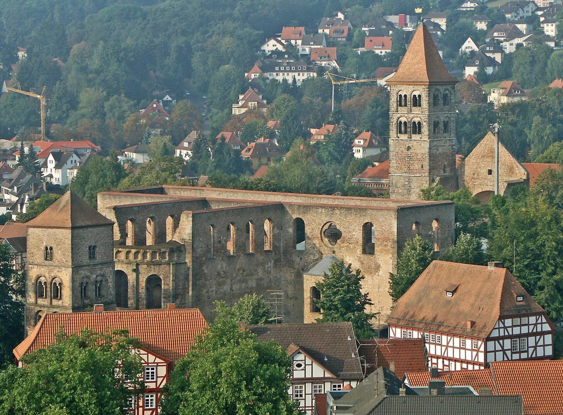 Stiftsruine und Altstadt von Bad Hersfeld